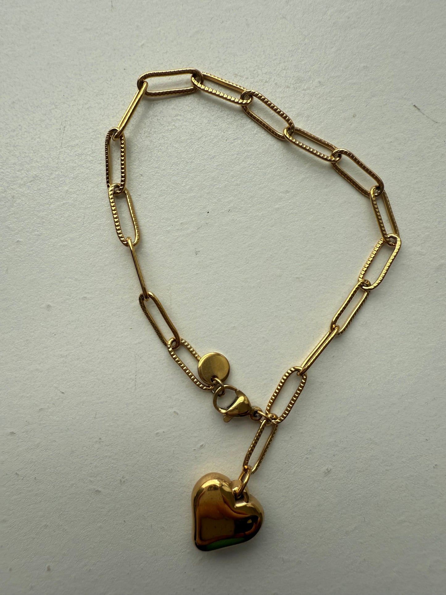 Heart Chain Bracelet