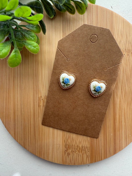 Heart Studs