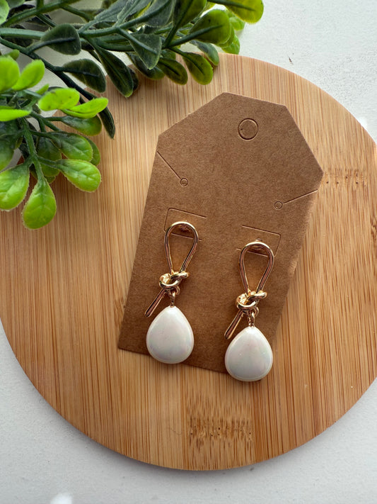 Teardrop Dangly Earrings