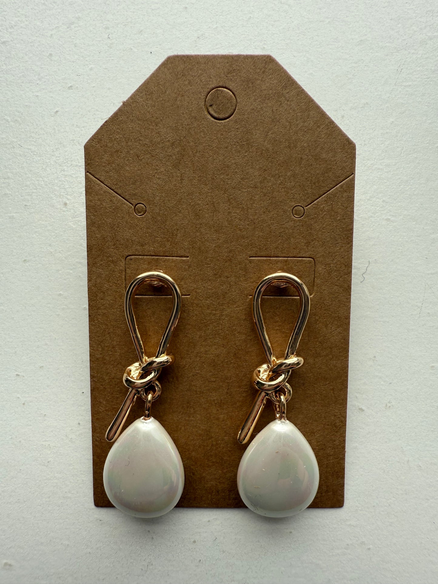 Teardrop Dangly Earrings