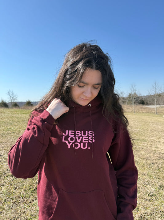 JLY maroon hoodie